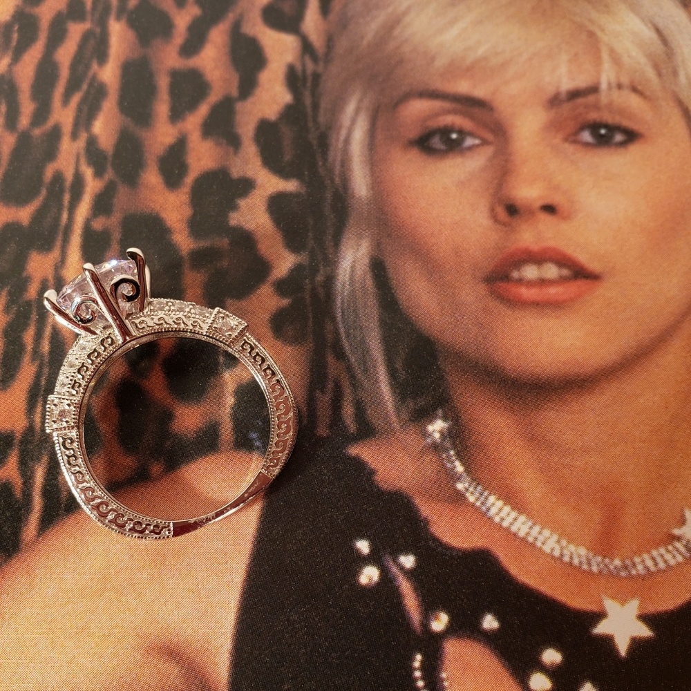 Vintage 1990s Epiphany Cubic Zirconia Ring